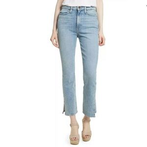 ALICE + OLIVIA high rise baby flare jeans